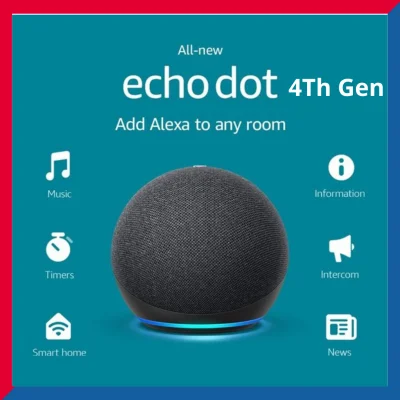 Amazon Echo Dot (4th Gen) | Smart speaker with Alexa| Bluetooth