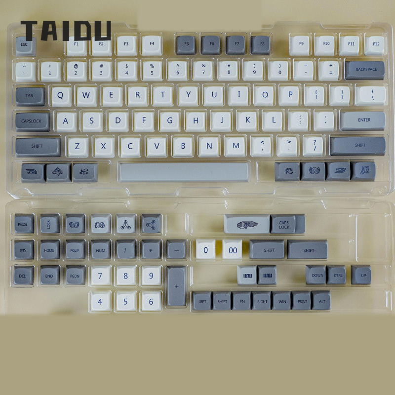 Taidu cảm hứng PBT thăng hoa Keycaps Bàn Phím Cơ Keycaps xda chiều cao tùy chỉnh DIY cá nhân Keycaps