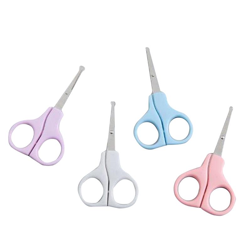 1pc Baby Manicure Scissors Tool Infant Safety Nail Shears