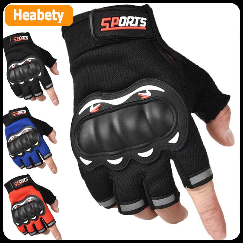 【2-3 ngày giao hàng】 Xe Máy Găng Tay Thoáng Khí Không Đóng Cô Ngón Tay Đua Găng Tay Găng Tay Cho Thể Thao Ngoài Trời Crossbike Cưỡi Người Đàn Ông Của Xe Máy Găng Tay 1 Cặp