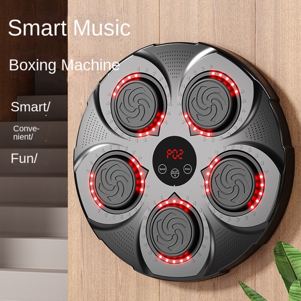 Boxing Machine Music Smart Fun Wall Mounted Indoor Agility Reaction  Exercise Equipment Electronic Target Boxing Trainer Punching - AliExpress