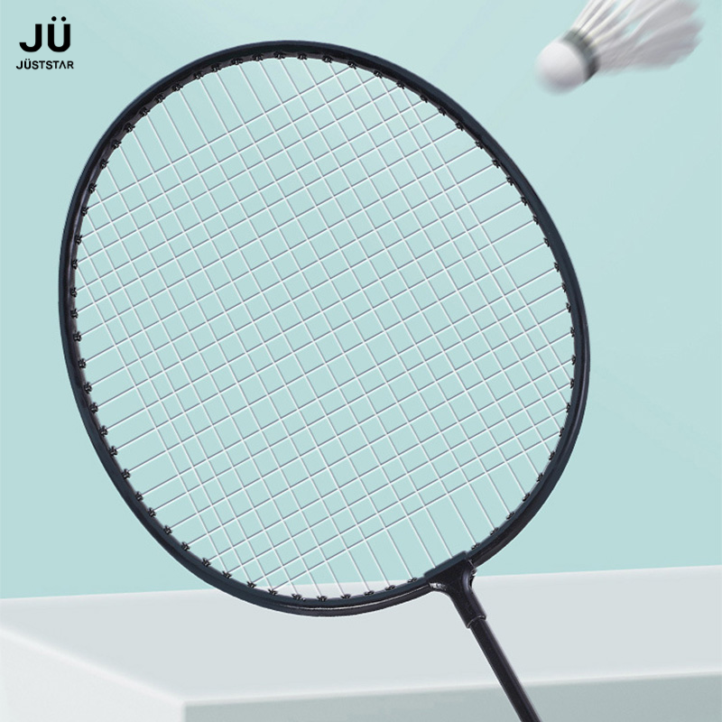 【Huieson】Split ferroalloy adult badminton racket manufacturers wholesale durable double racket ราคา 176 บาท*ส่งฟรี