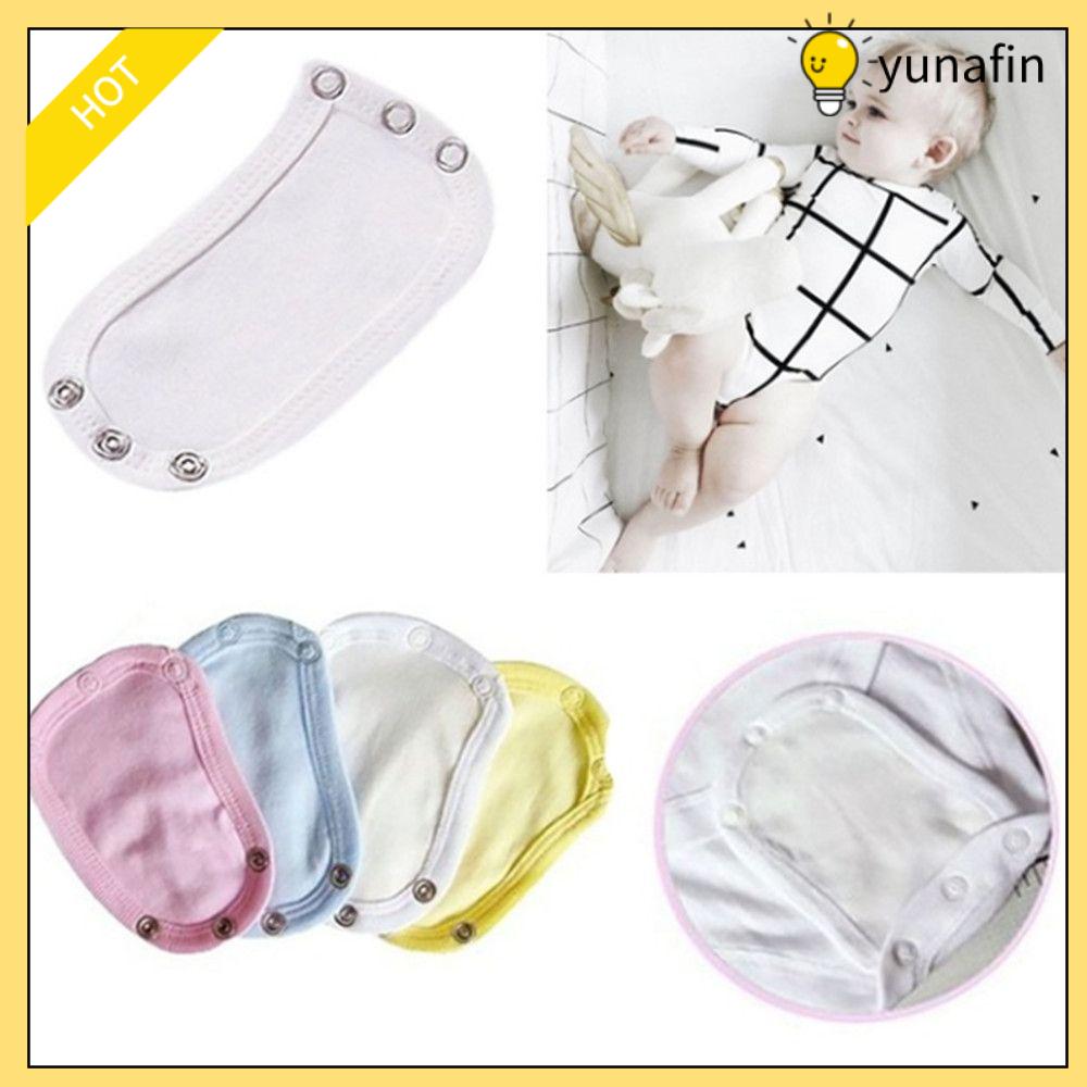 YUNAFIN 4 Colors Bền chặt Đứa trẻ Mở rộng bodysuit Jumpsuit Mở rộng Bộ áo liền quần dài tã Thay đổi lớp phủ