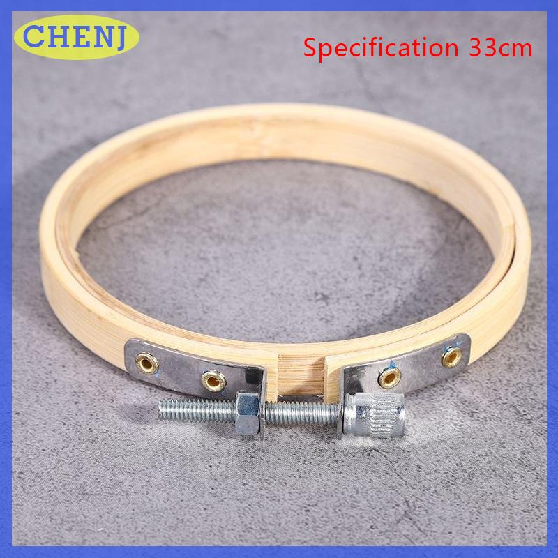 CHENJ Tre Khung thêu Hoop Vòng tự làm thêu sơn Cross Stitch Kit Vòng tre khung may công cụ trang trí nhà