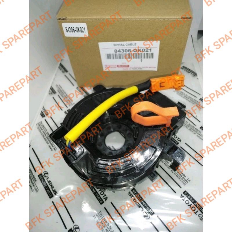 Kabel Spiral Kabel Klakson Toyota Fortuner Type V G 2006 2007 2008 2009 2010 2011 2012 2013 2014 Harga 169,500 rupiah*Gratis Ongkir