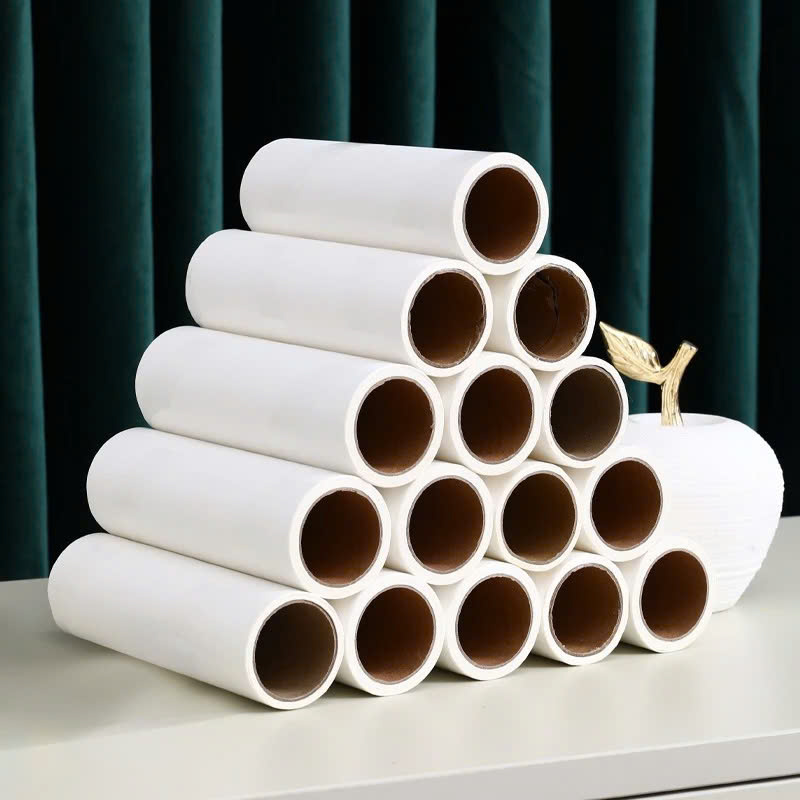  Combo 20 Lõi Cây Lăn Bụi Làm Sạch Quần Áo - Lõi Cây Lăn Bụi 10cm  60 Tờ  - Lõi Lăn Dự Phòng Thay Thế 