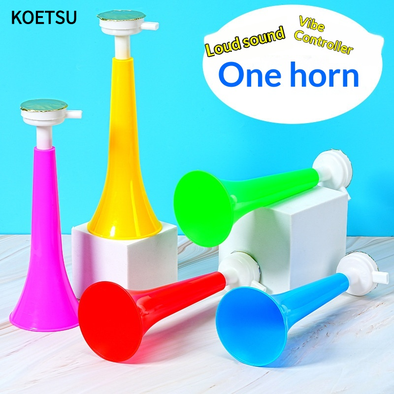 KOETSU Vibrant Plastic Cheer Horns for Sports Events and Football Fan Support ราคา 19 บาท*ส่งฟรี