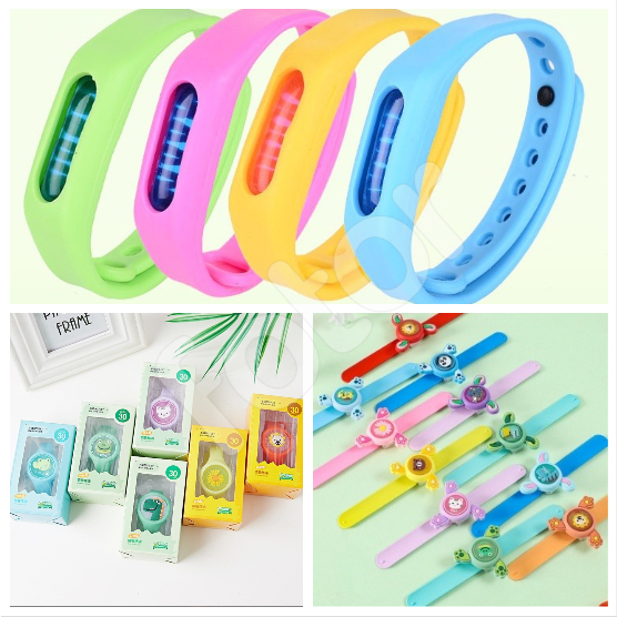 [FREESHIP] VÒNG TINH DẦU, ĐỒNG HỒ HOẠT HÌNH ĐUỔI MUỖI, CHỐNG MUỖI CHO BÉ