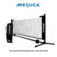 Mesuca Japan Sports | Quick Setup Pickleball Net Set  - Half Net System (MES-2550)