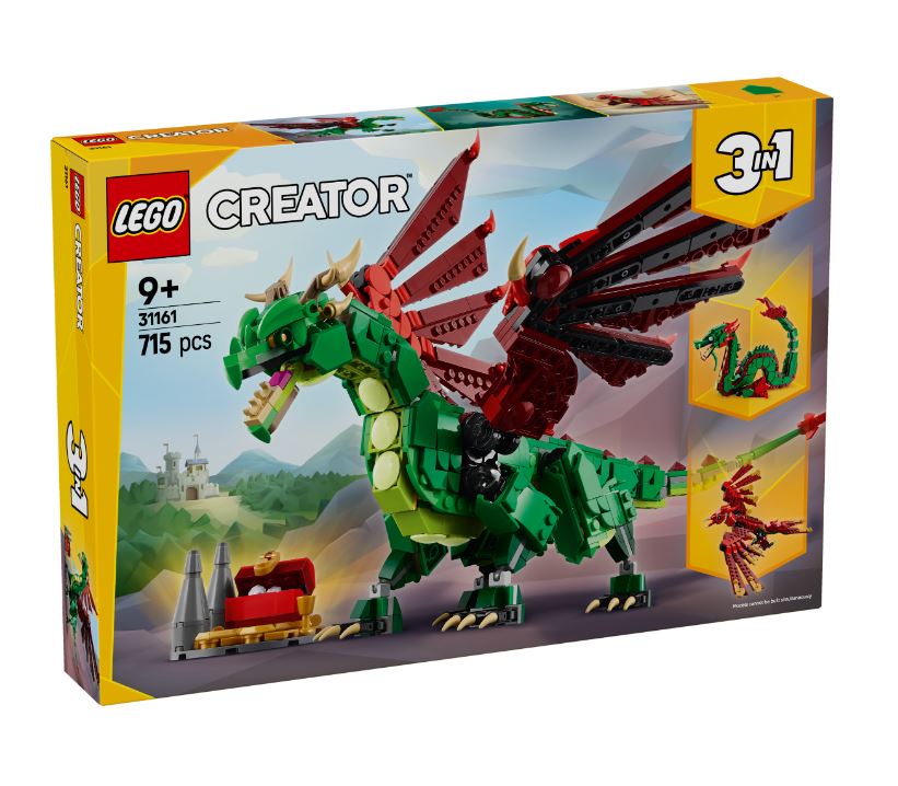 LEGO® Creator Medieval Dragon 31161 (Pre-Order) *New Arrival * ของเล่นสำหรับเด็ก (#25305) ราคา 2,500 บาท*ส่งฟรี