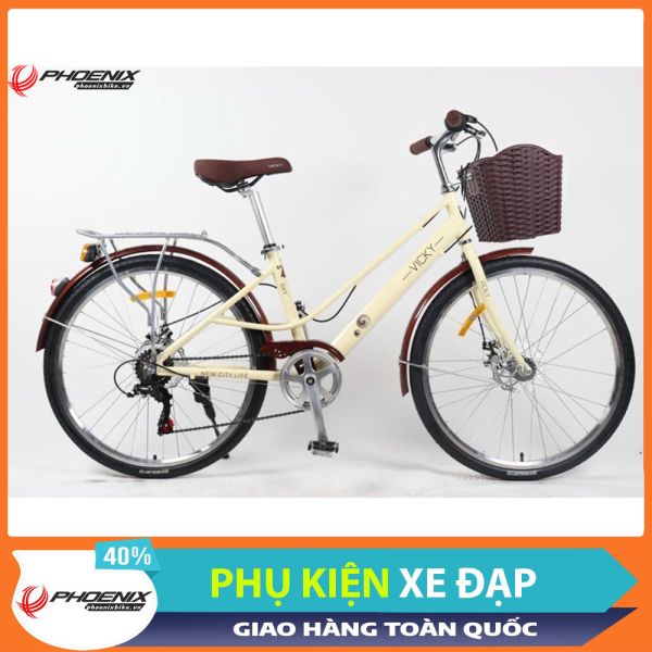 Mua [Phoenixbike.vn] Xe đạp mini VICKY khung nhôm 26 inch