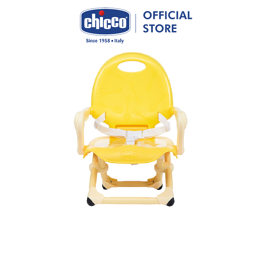Ghế ăn dặm gấp gọn Chicco Pocket Snack Vàng chanh