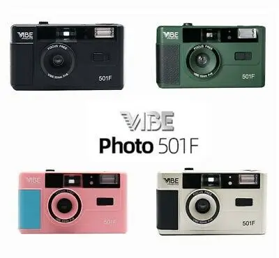 Vibe Photo 35mm Film Camera 501F - Free Pouch included