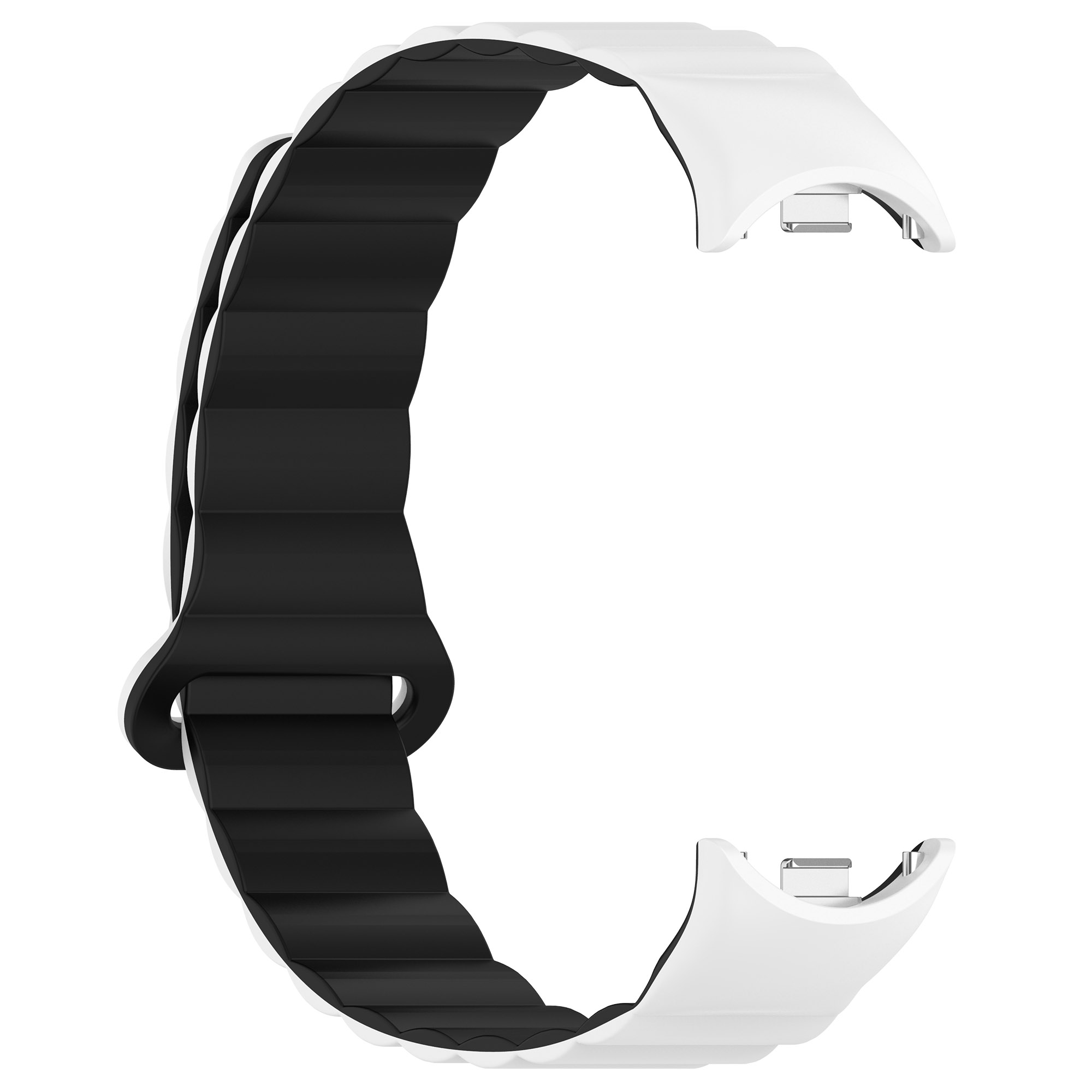 Dành cho Xiaomi Smart Band 10 Dây đeo silicon Dây đeo cao su có khóa từ tính cho Xiaomi Mi Band 9 NF