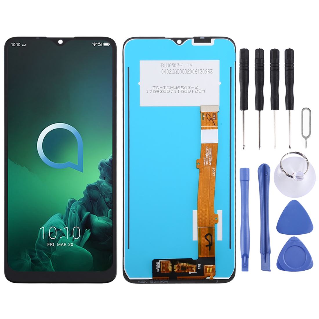 Màn hình LCD OEM cho Alcatel 3x2020/506 với Digitizer lắp ráp hoàn chỉnh 1 (Đen) (zshs)