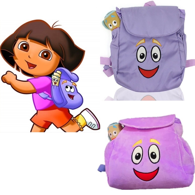 Dora Explorer Backpack Rescue Bag With Map,pre-kindergarten Toys Purple  Christmas Gifts - Party Favors - AliExpress