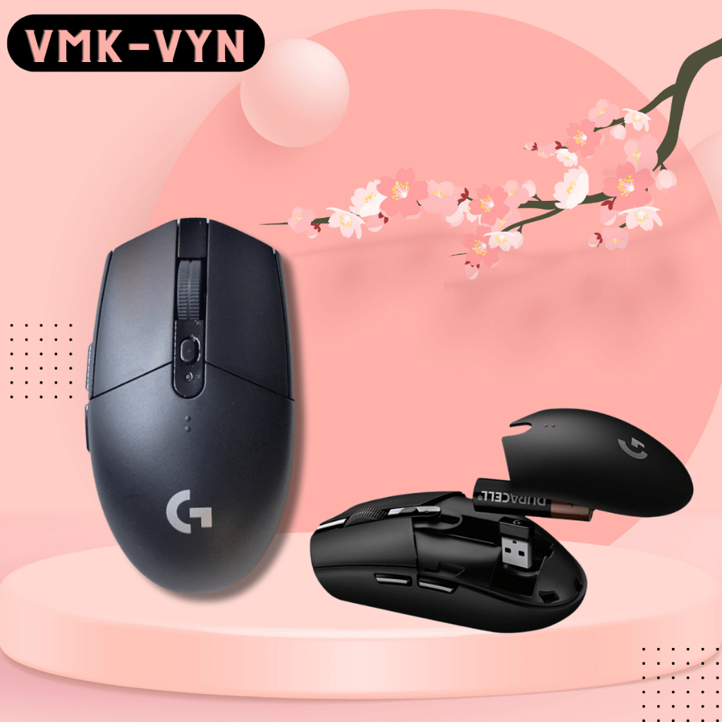 Chuột game không dây logitech g304 - tùy chỉnh rgb, 6 nút lập trình, nhẹ, siêu bền- vmk-vyn