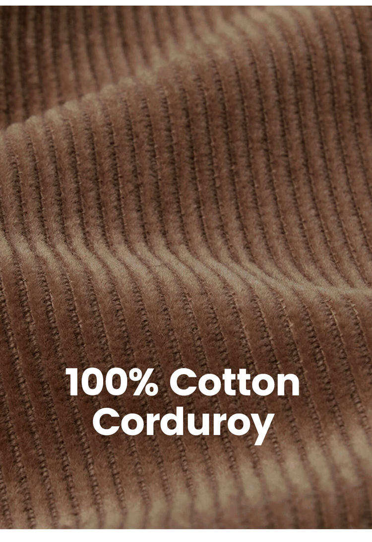 Giordano Beau Monde Women Elastic waist wide leg cotton corduroy pants Free Shipping 13412773 · v3