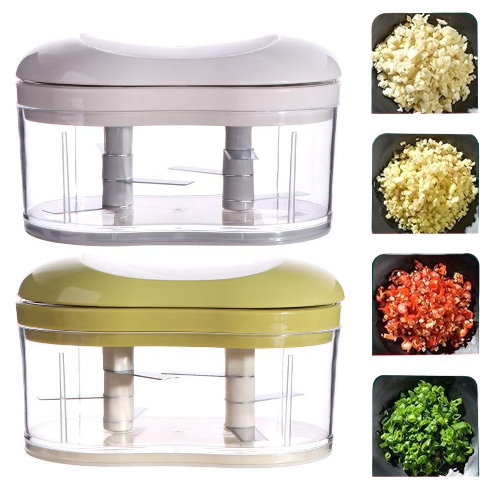 EMERRY Hướng dẫn sử dụng Dụng cụ nghiền tỏi Hình bầu dục Thiết kế đẩy tay Dụng cụ cắt hành tây Đa chức năng Sức chứa lớn Dụng cụ băm tỏi Ớt