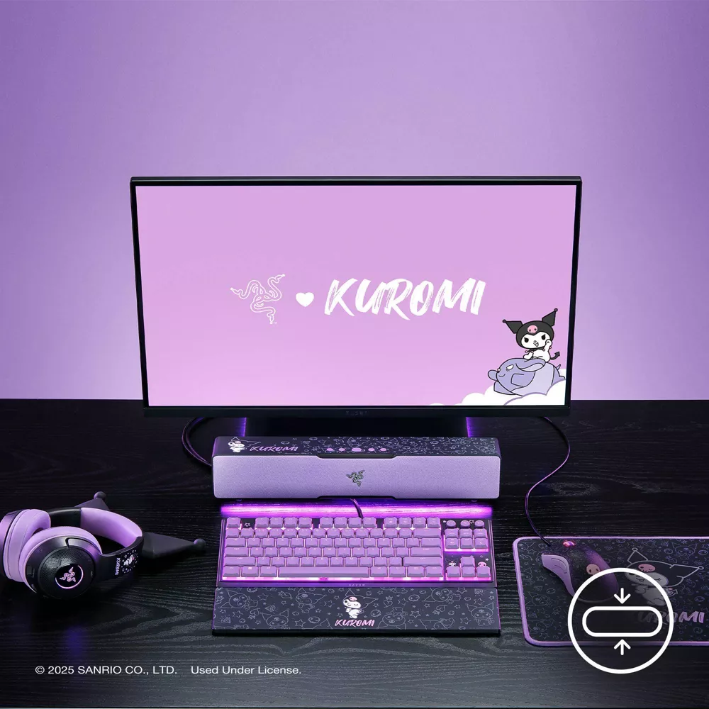 Razer Leviathan V2 X Kuromi Edition PC Gaming Soundbar Speaker