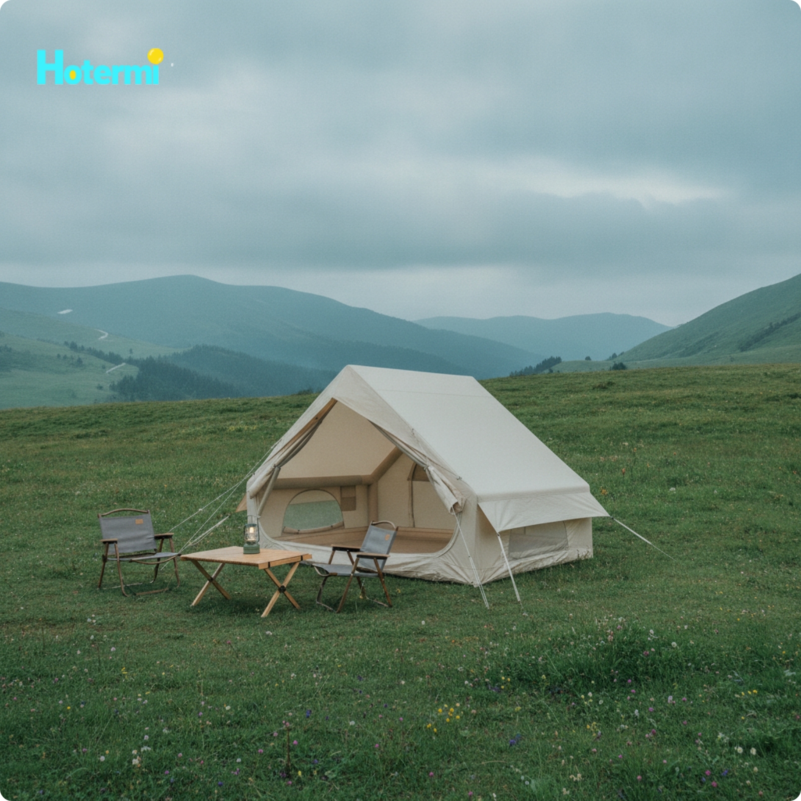 footful Waterproof Inflatable Camping Tent Windproof Inflatable Cabin Tent Protection Instant Setup for Campers, Families, Outdoor, Glamping ราคา 11,400 บาท*ส่งฟรี