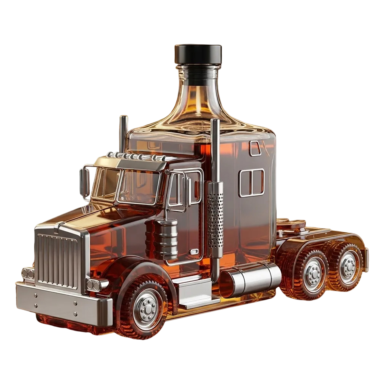 Whisky Phụ kiện cho nam giới xe tải Whisky Decanter độc đáo xe tải thiết kế Whisky Decanter món quà hoàn hảo cho những người yêu thích bourbon và tài xế xe tải lý tưởng cho Tequila và rượu xuyên biên giới thương mại điện tử độc quyền