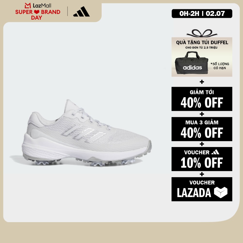 [0H-2H 02.07-MUA 3 GIẢM 40%+VOUCHER 5%] adidas Đánh gôn  Chạy Giày Golf Thoáng Khí ZG23 Nữ Xám GW2127