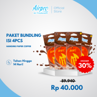 Airpro Paket Hanging Paper Coffee isi 4pcs - Pengharum & Parfum Mobil