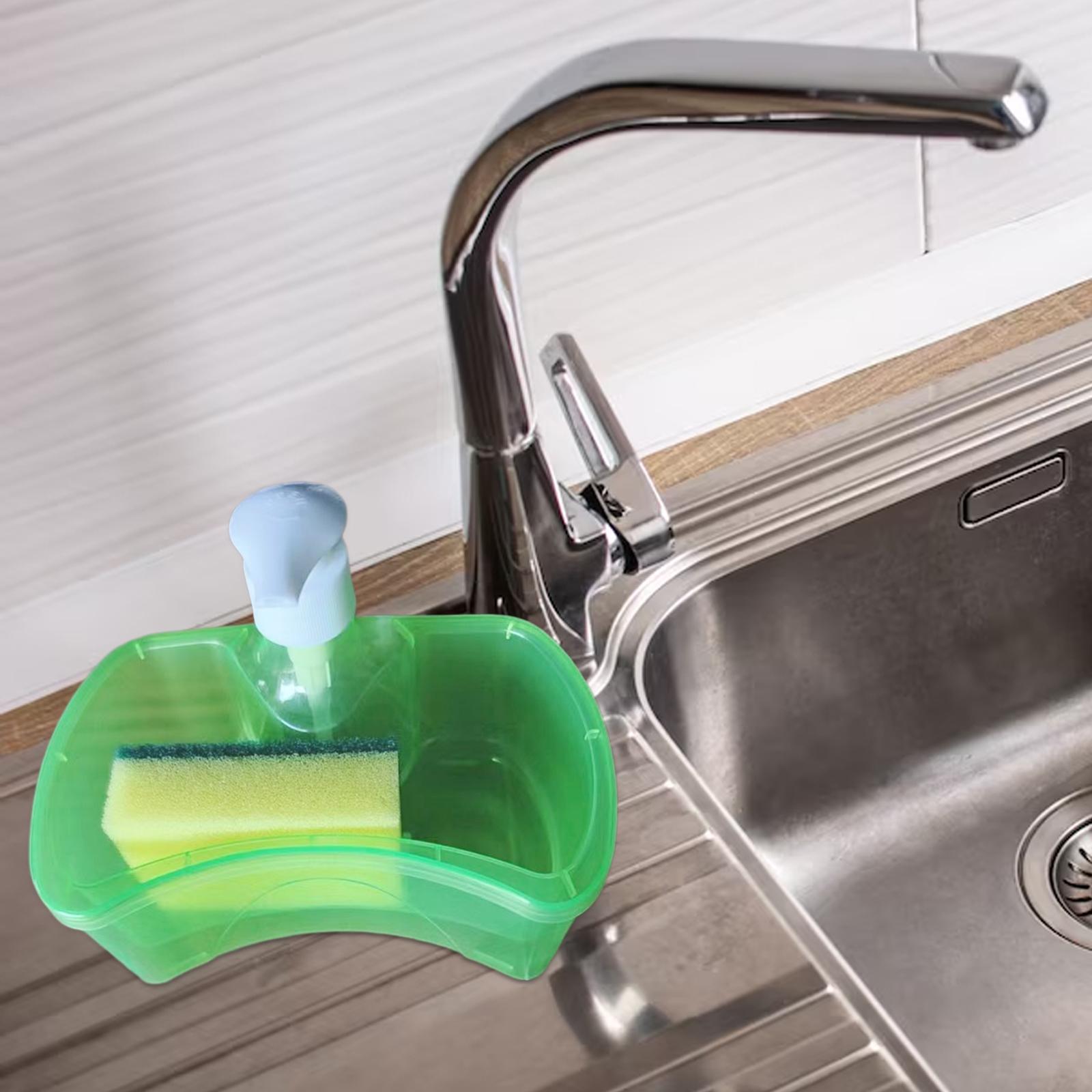 Serbery Hộp đựng xà phòng và Scrubber chủ hiện đại Dung dịch xà phòng chai xịt cho ký túc xá