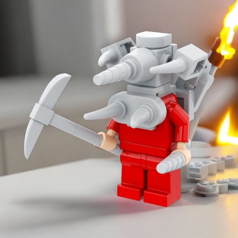 Compatible with lego tv man titan Skibidi Toilet Cameraman building blocks Titan Compatible LEGO Min