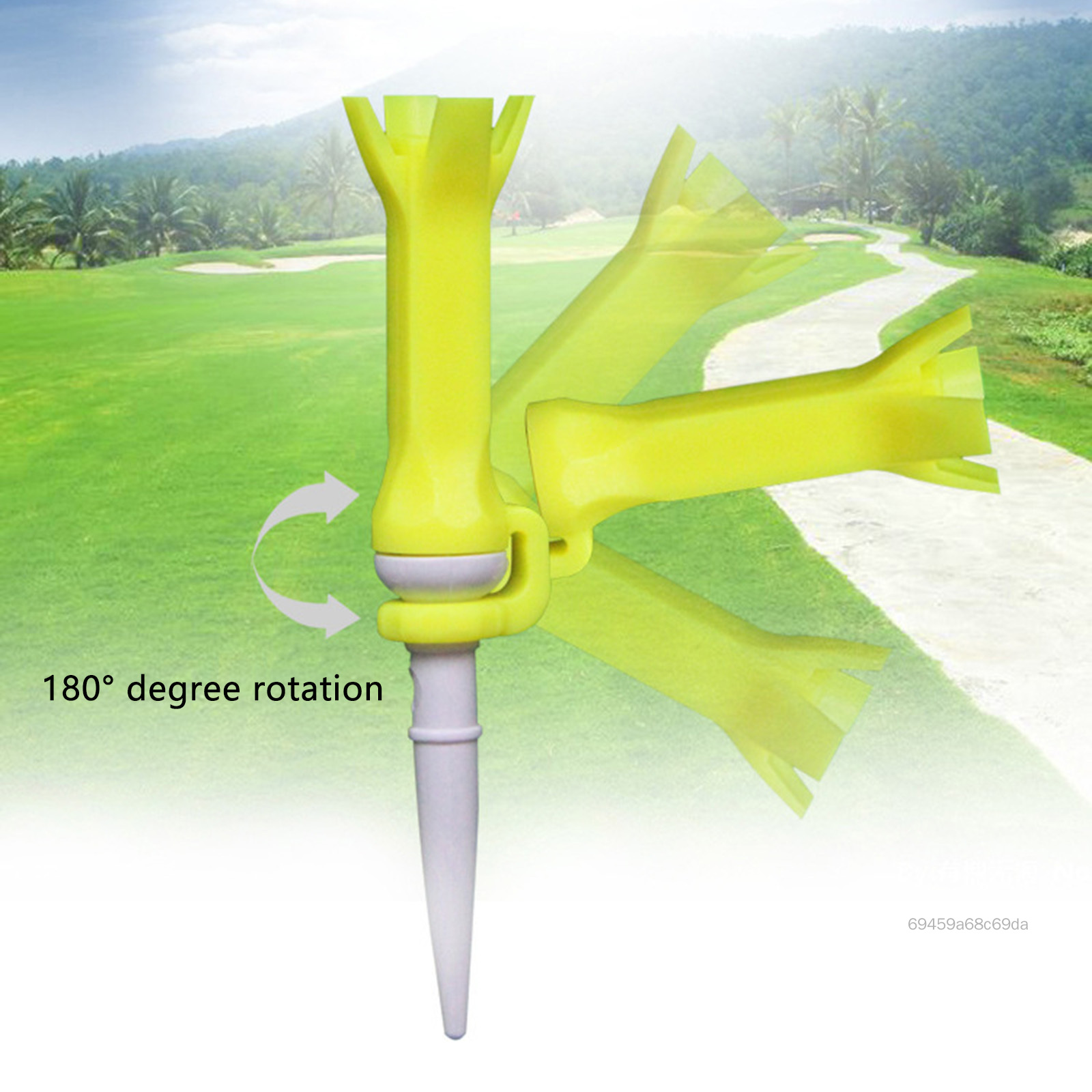 Tee Golf 4 Ngạnh Chống Trượt Chuyên Nghiệp Xoay 180° Quà Tặng Cho Người Yêu Golf Bạn Bè SP-VN - 2
