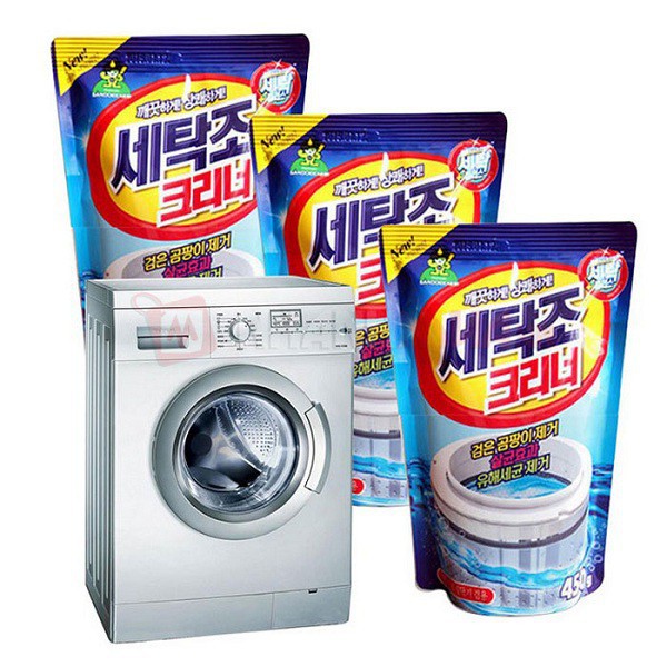 Bộ 2 Gói Bột Tẩy Lồng Máy Giặt Hàn Quốc