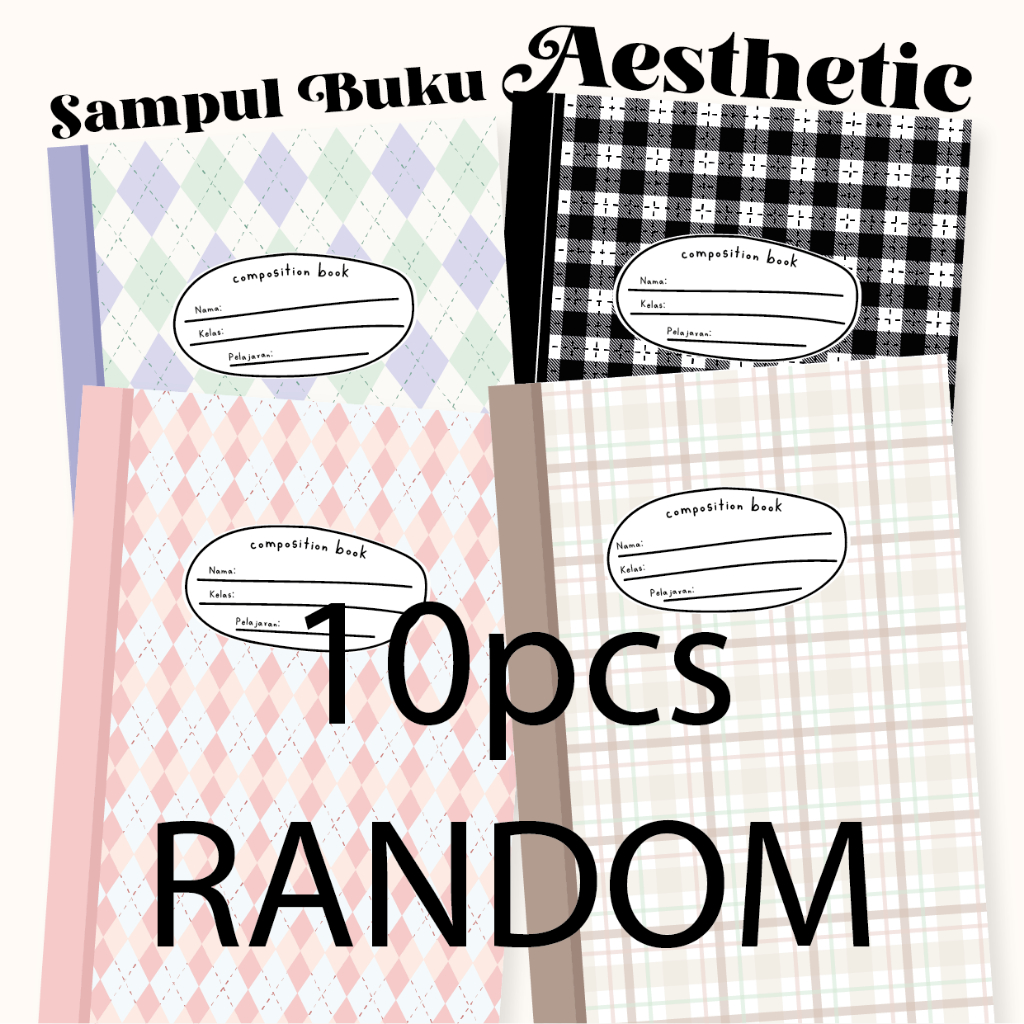 Sampul Buku 10 pcs Bundling