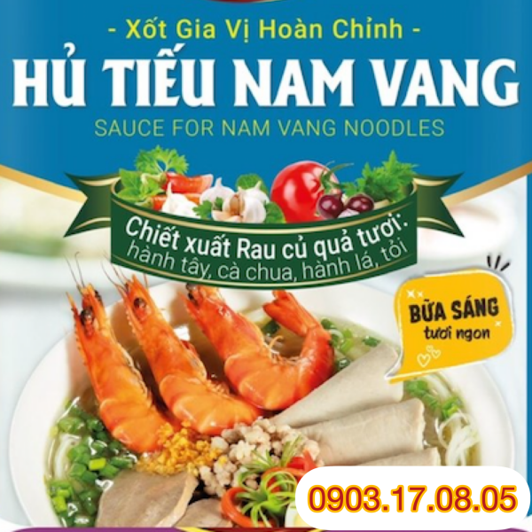 (Hộp 20)Gia vị hoàn chỉnh HỦ TÍU NAM VANG Barona (80gr)
