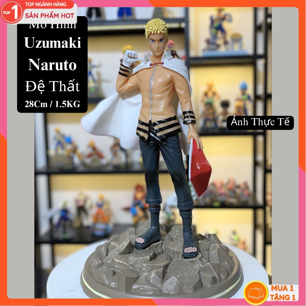 Mô hình uzumaki naruto đệ thất 28cm 1.5kg mô hình naruto cao cấp, figure mô hình anmie naruto đồ chơi