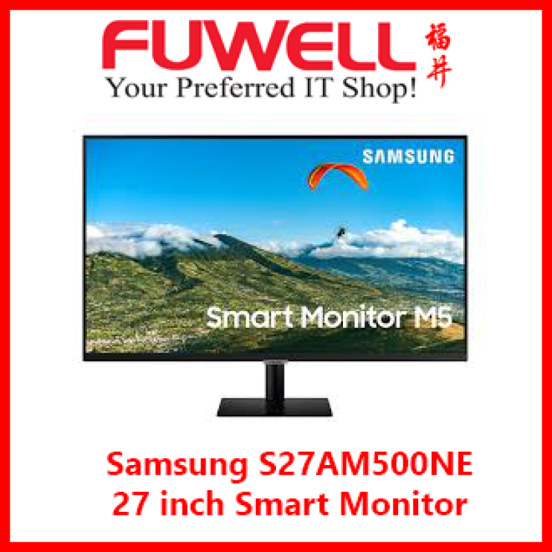 Samsung S27AM500 / S27AM500NE / S27AM500NEXXS 27 inch Smart Monitor with Mobile Connectivity / FHD / NETFLIX / YOUTUBE WIFI BT / [ 3Years Local Warranty ] Singapore