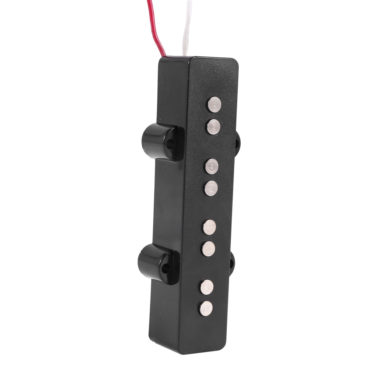 (BYZJ) 3X Pro Electric Bass Open Type Noiseless Bridge Pickup for 4 String Jazz Bass Style,Black 95x18.3Mm