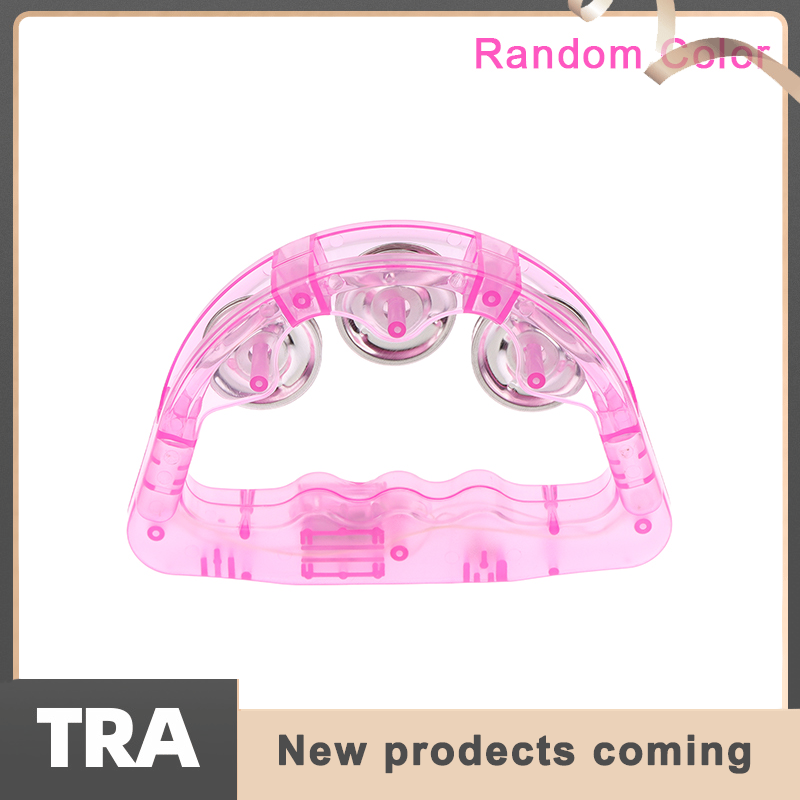 TRA 1Pc LED Tambourine rõ ràng ánh sáng lên cảm giác đồ chơi nhấp nháy