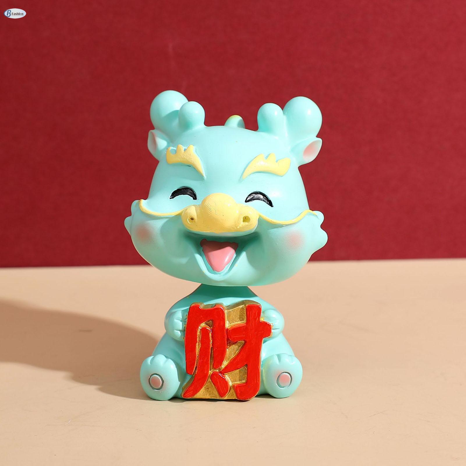 B-f lắc đầu dễ thương rồng trang trí nhựa rồng may mắn Trung Quốc hoàng đạo món quà năm mới Trung Quốc quà tặng năm mới BF-MY