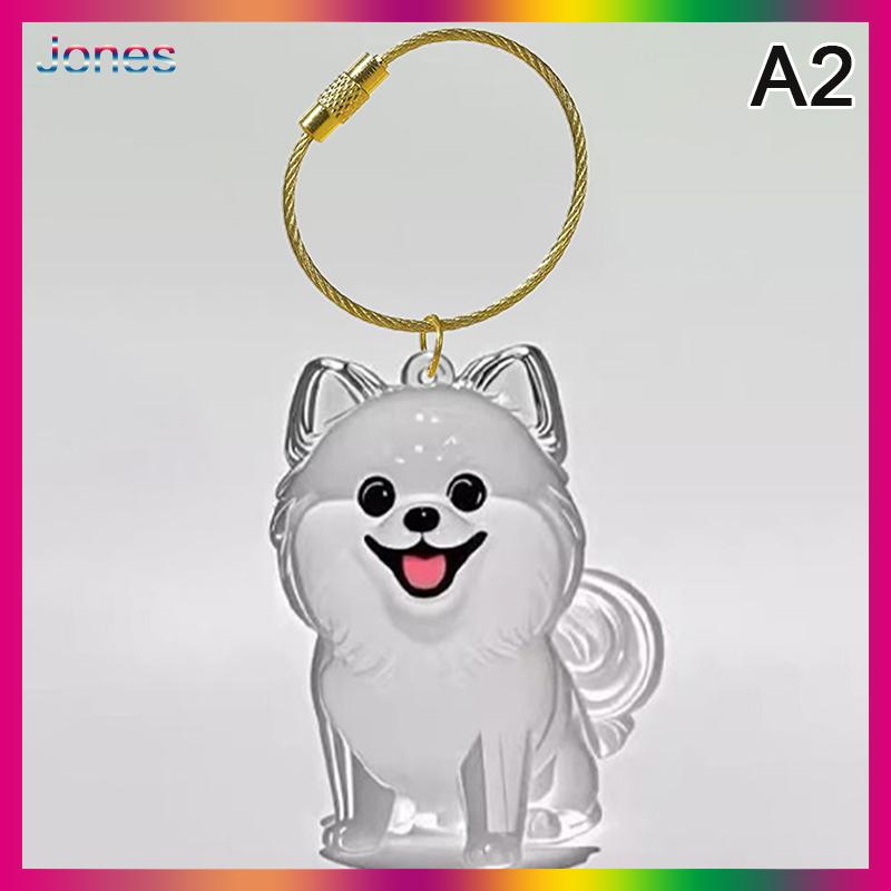 Jones Rõ ràng Puppy tóc tưởng niệm lưu niệm viên nang pet của chó lông container tự làm mặt dây chuyền Keychain trang trí vật nuôi những người yêu thích nhà hiển thị Quà Tặng - 5
