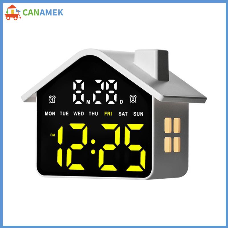 CANAMEK Thông Minh 1 Set LED kỹ thuật số Đồng hồ báo thức với ánh sáng ban đêm cho phòng ngủ hiện đại và không gian làm việc