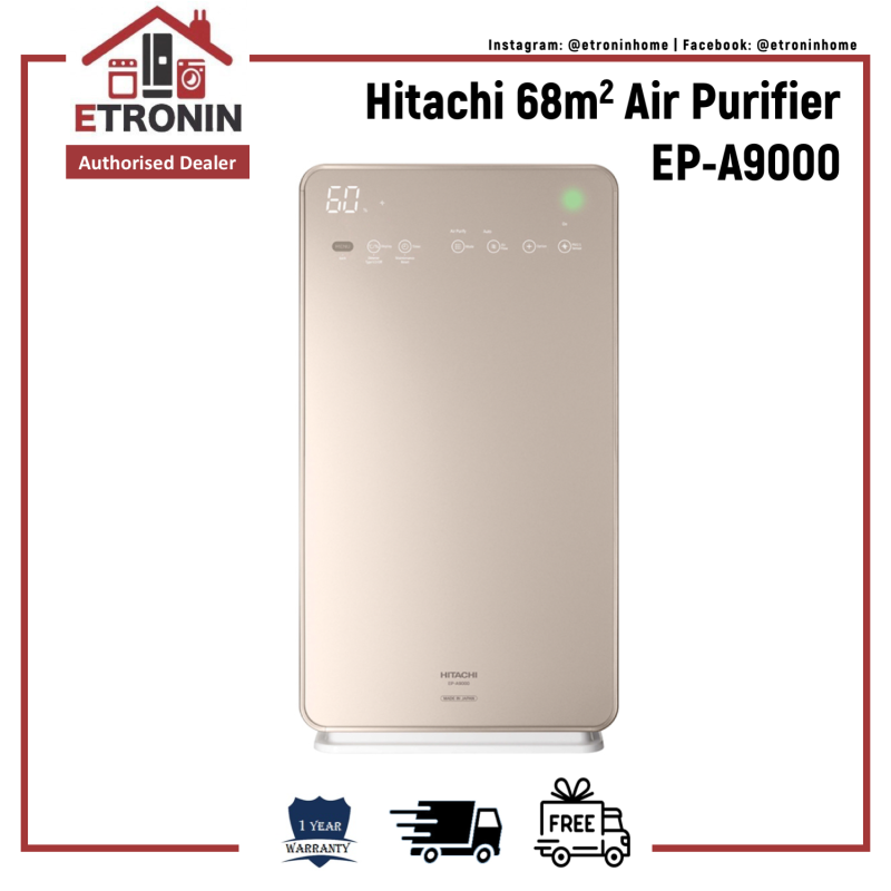 Hitachi 68m2 Air Purifier EP-A9000 Singapore