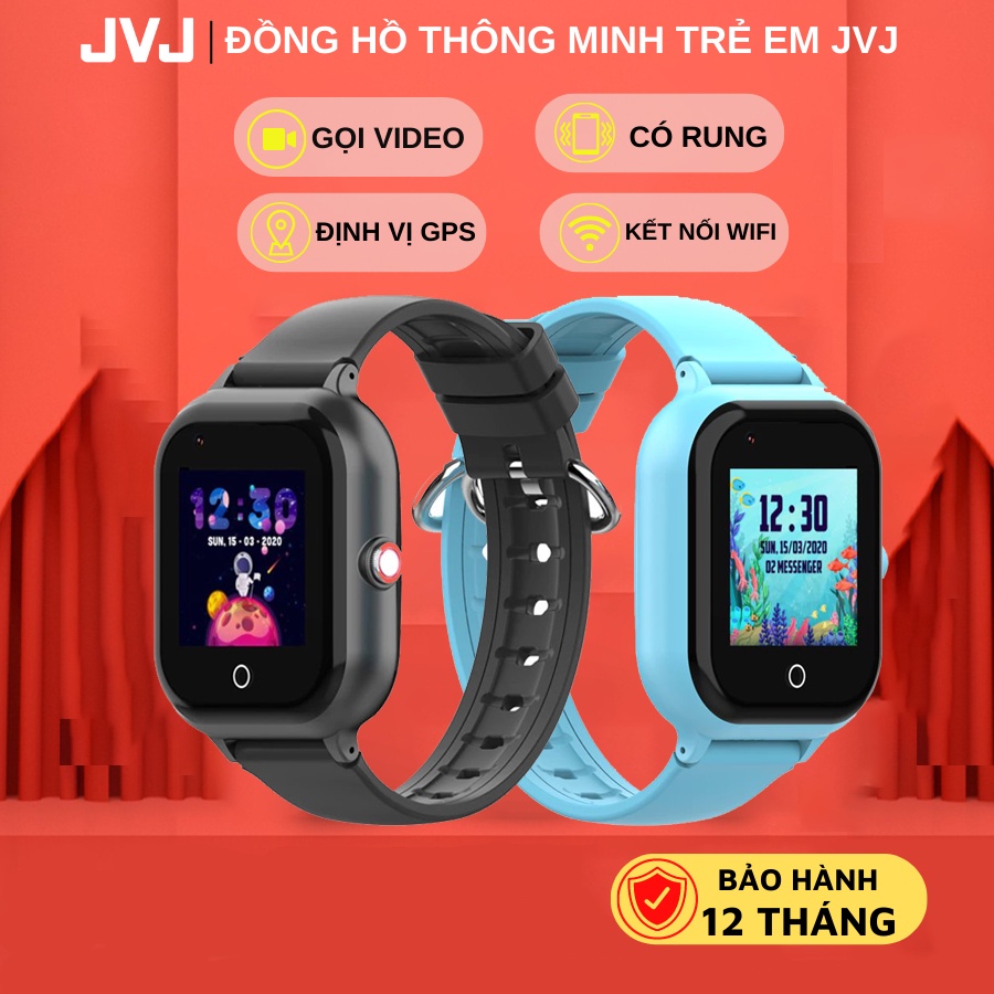 Đồng hồ thông minh trẻ em JVJ DF64S/ Y92/J95H - Hỗ trợ tiếng Việt, Kháng nước IP67 - Bảo hành 12T
