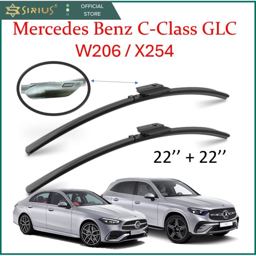 2 Factory Wiper Blades Replacement For 2003 2004 2005 2006 2007 2008 Benz C CLK Class 2002-2006 - View #11