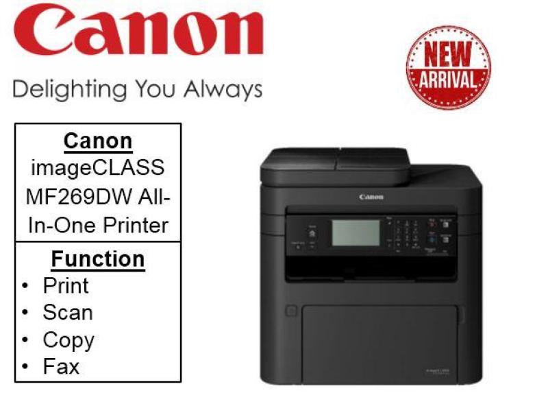 Canon imageCLASS MF269dw ** Free $40 NTUC Voucher Till 20th May 2019**  All-In-One Printer mf269 269dw mf 269 dw Singapore