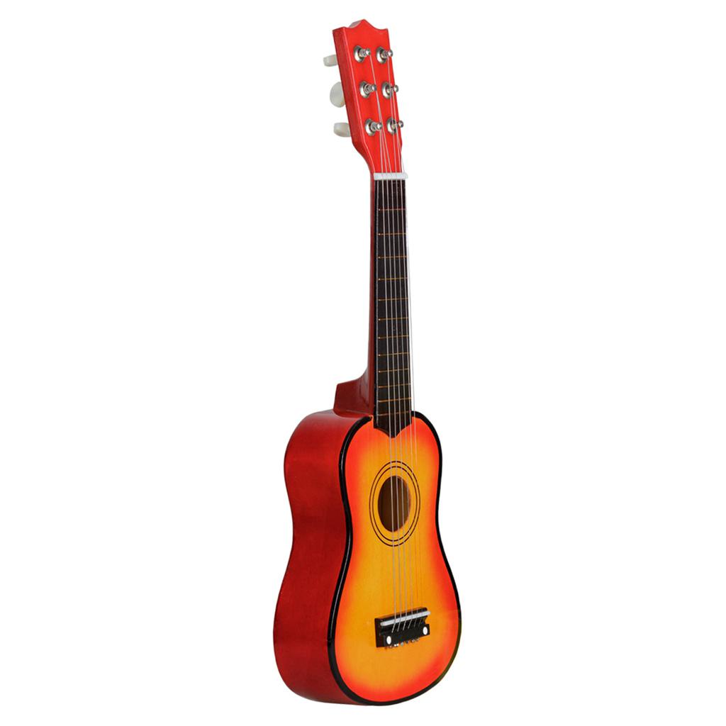 BNMUSIC Finest Solid 1inch Acoustic Guitar Musical Instrument for