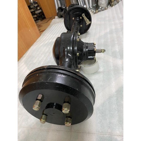 Cầu liền,cầu đùm rút, Dùng chế xe 3 bánh,xe 4 bánh, tim ốc bắt bánh, 8cm x 11.5cm cầu rộng 85,90,100,110,120cm