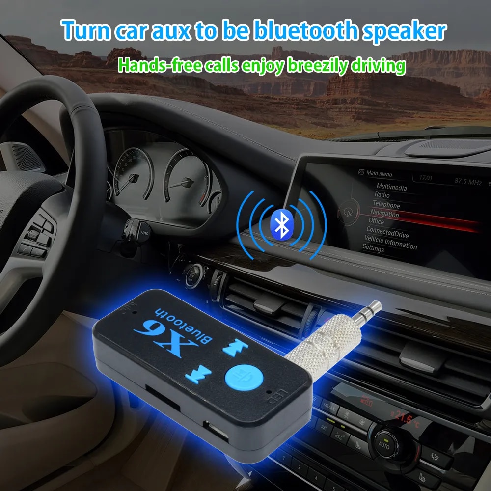 Khuyến mãi hấp dẫn Di Động Bluetooth 5.0 Âm Thanh Mini 3.5Mm Hifi AUX Stereo Bluetooth Cho TV PC Bộ chuyển đổi không dây Cho Loa xe hơi Tai Nghe