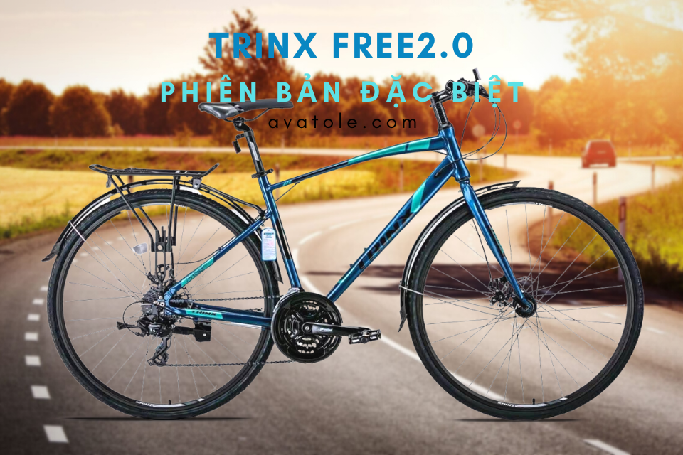 Xe đạp touring TRINX FREE 2.0, Khung sườn hợp kim nhôm cao cấp SIZE 47