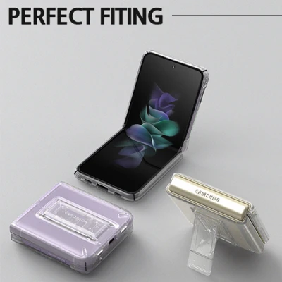 VRS DESIGN/Galaxy Z Flip 3 Quick Stand Modern Holder slim hard Smartphone Case/Quick Stand Cover Case/Galaxy Z Flip 3